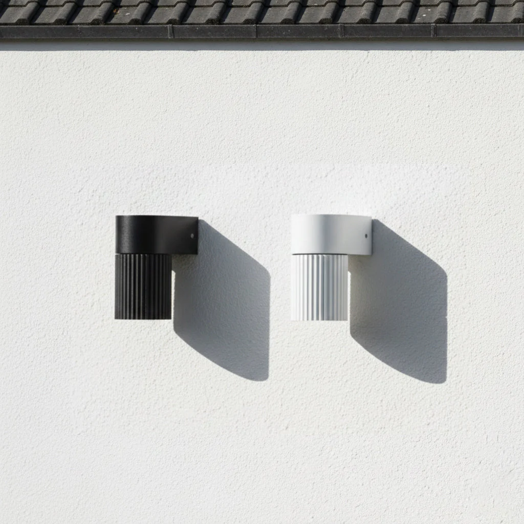 Torsten Mini Outdoor Wall Light in White or Black | Lighting Creations - Image 3