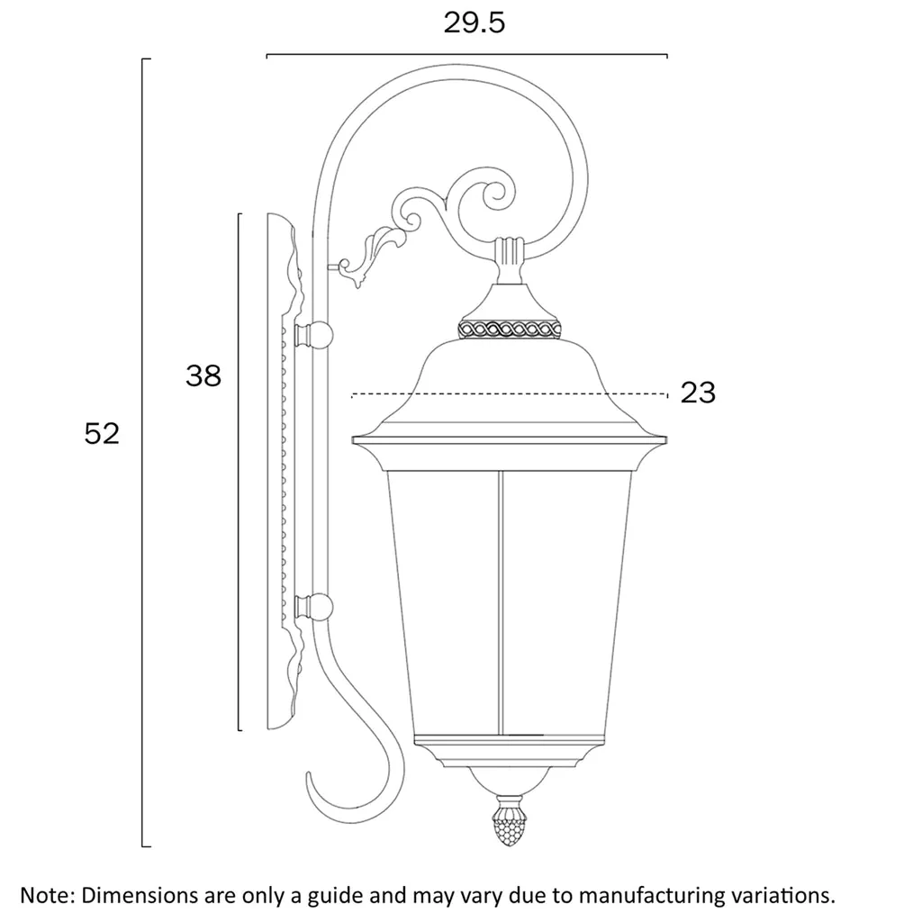 Tremont Outdoor Wall Light in Black - Image 3