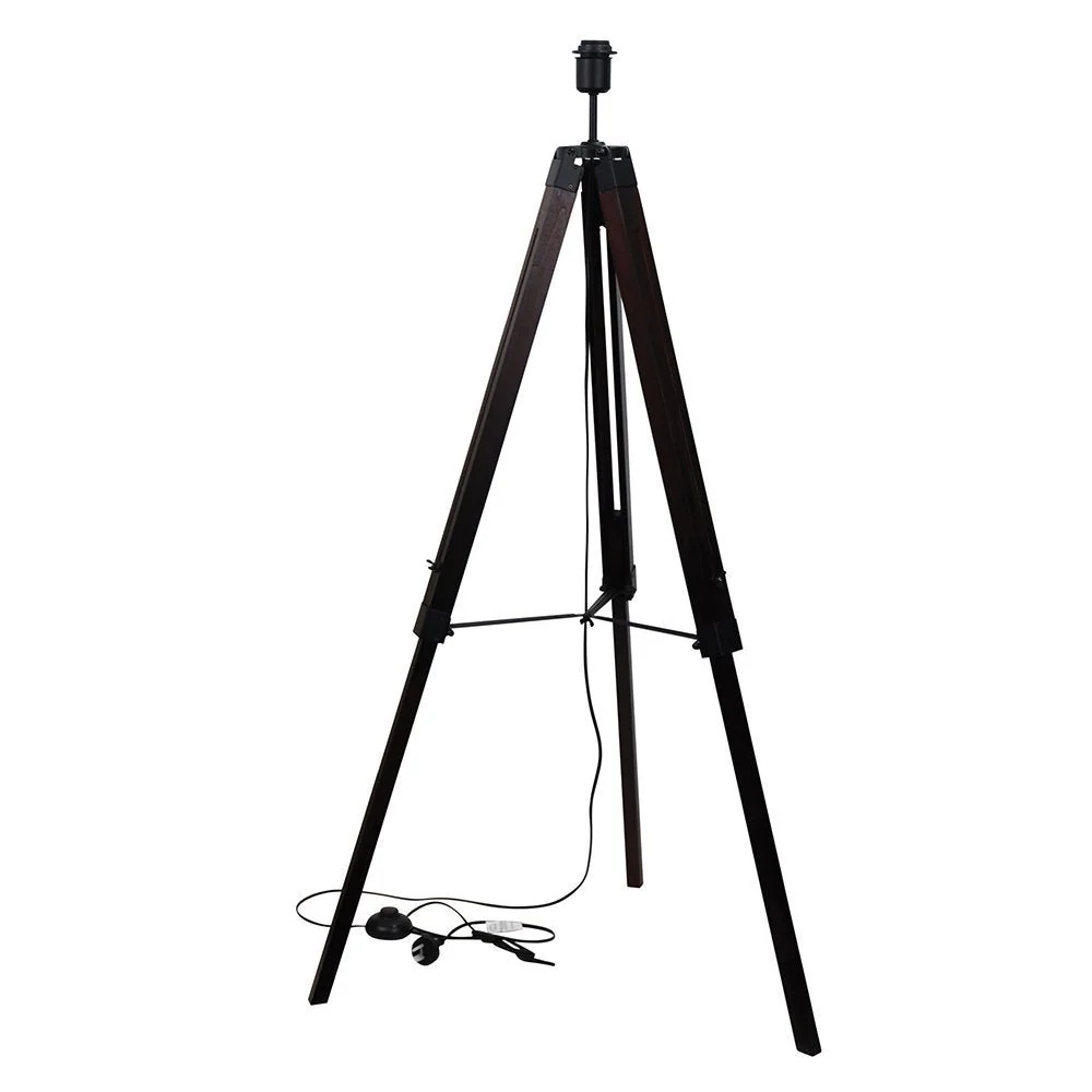Trevi 1 Light Floor Lamp Base Walnut - OL97997WN