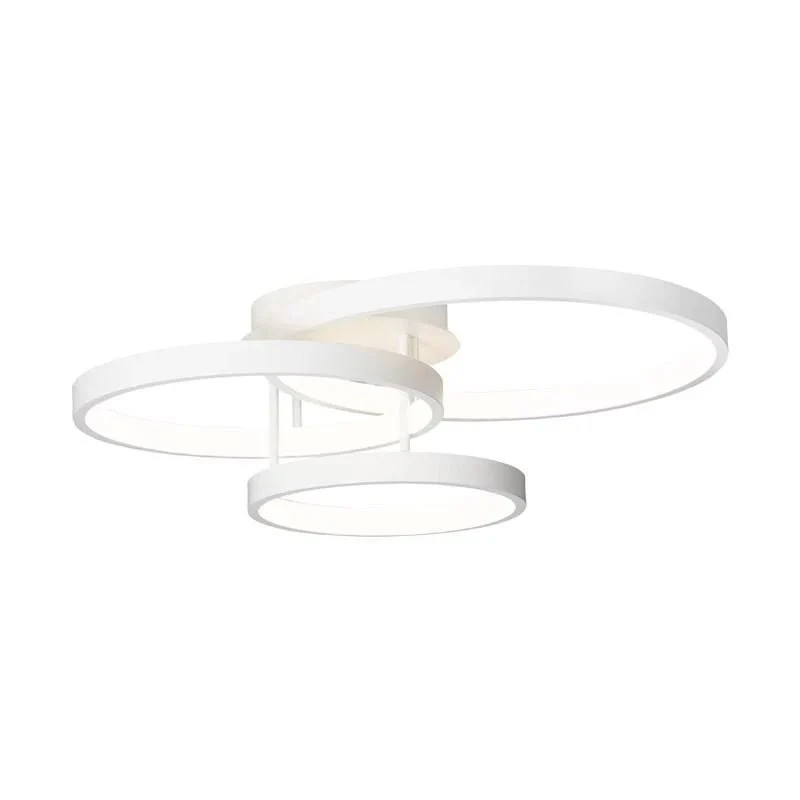 Ultra Modern LED Ceiling Fixture 3 Light 84w in Black or White - Image 3