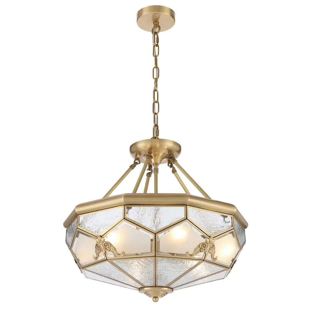 Valmont CTC Pendant Light 5Lt in Brass