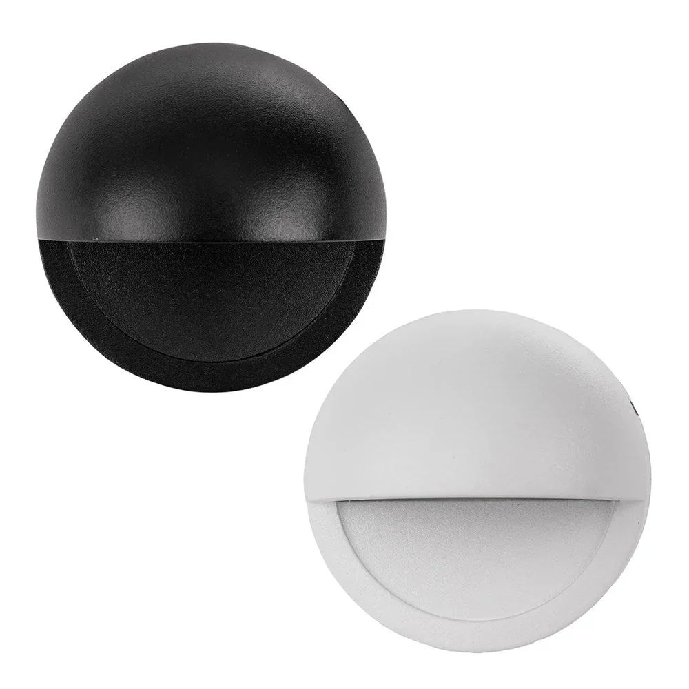 Veko LED Step Light with Eyelid CCT 2w in Black, White Havit Lighting - HV2927T