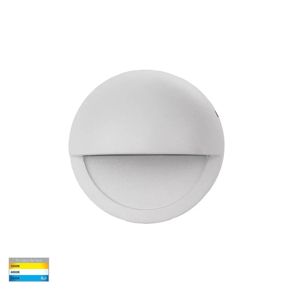 Veko LED Step Light with Eyelid CCT 2w in Black, White Havit Lighting - HV2927T - Image 3