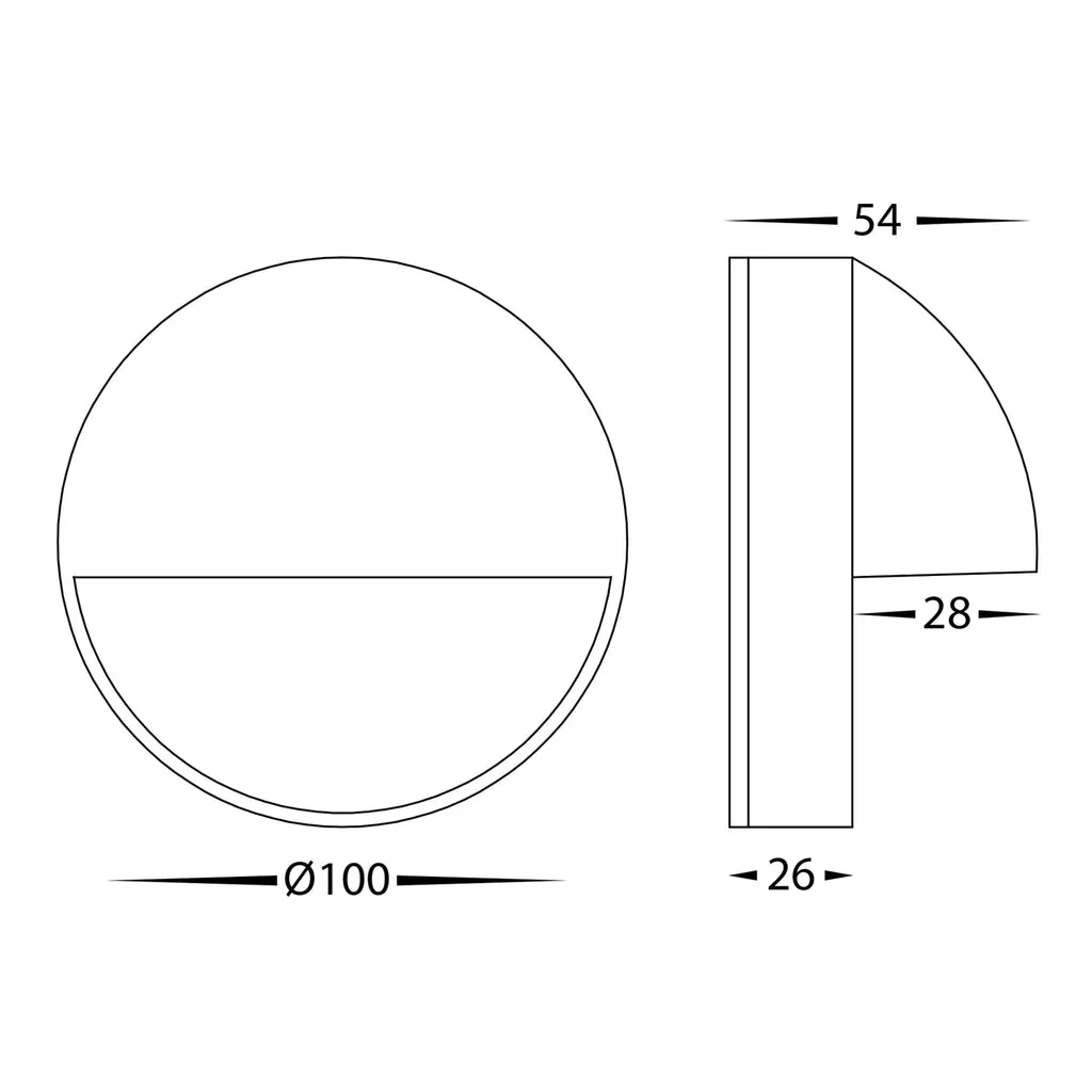 Veko LED Step Light with Eyelid CCT 6w in Black, White Havit Lighting - HV2928T - Image 10