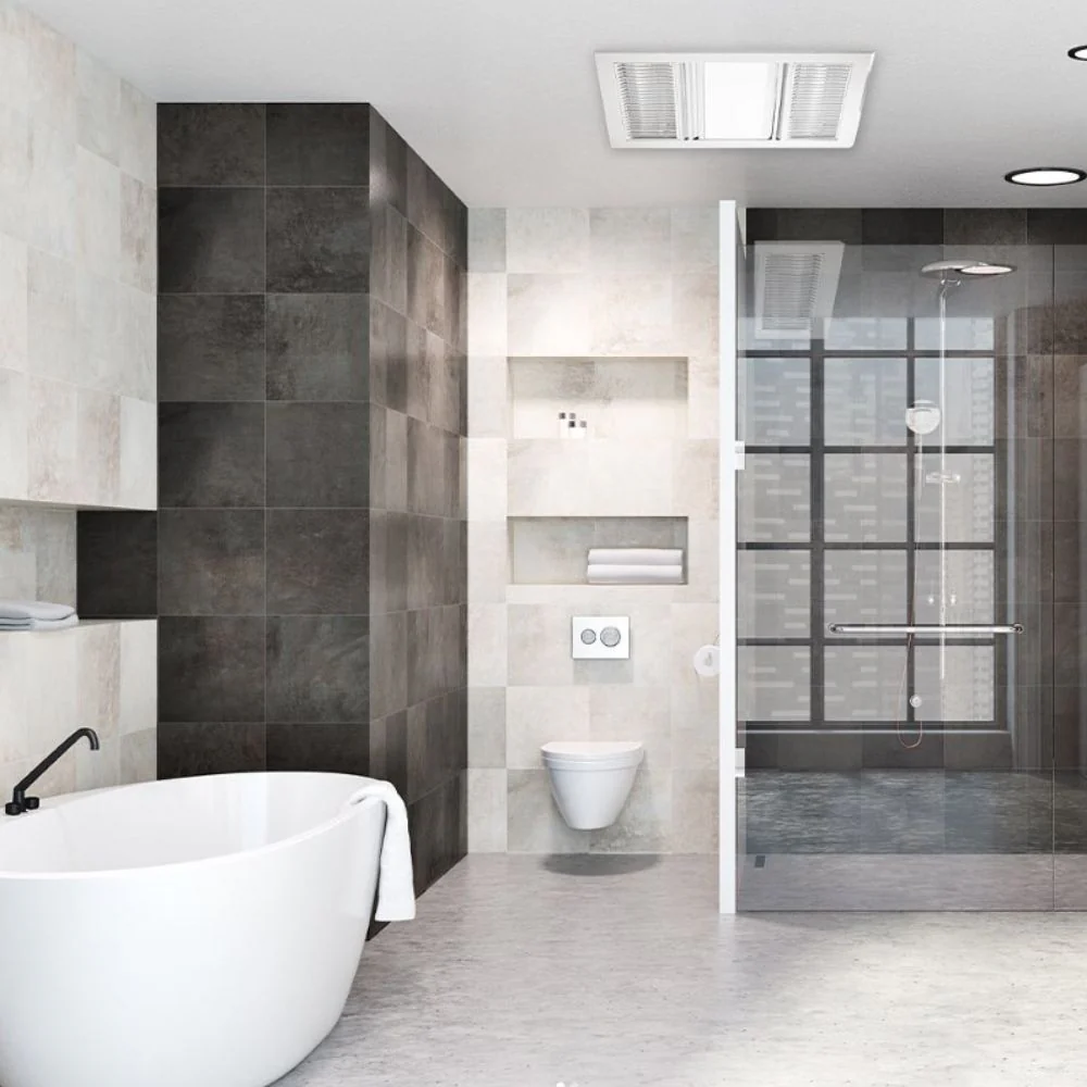 Ventair AIRBUS-3-IN-1 - 3-in-1 High Performance Bathroom Heater 18W LED Light and Exhaust Fan Unit - Image 3