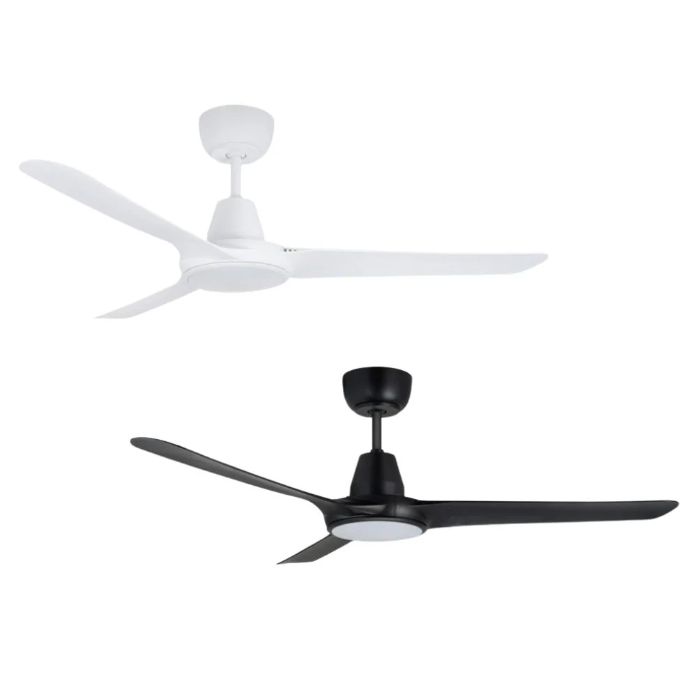 Ventair SPYDA-EC - 3 Blade 56" 1400mm EC Ceiling Fan with Switchable CCT LED Light