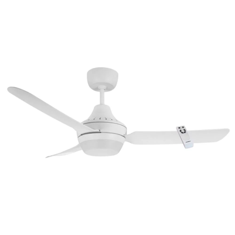 Ventair STANZA White 48" (1220mm) AC Ceiling Fan With Light And Remote