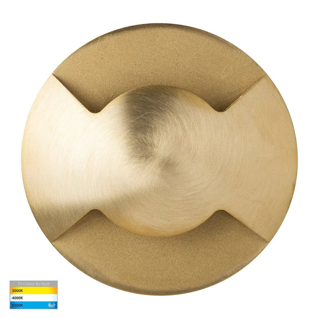 Viale LED in-Ground Light Double Way in 316 Stainles Steel, Antique Brass, Brass or Graphite Havit Lighting - HV19072T - Image 12