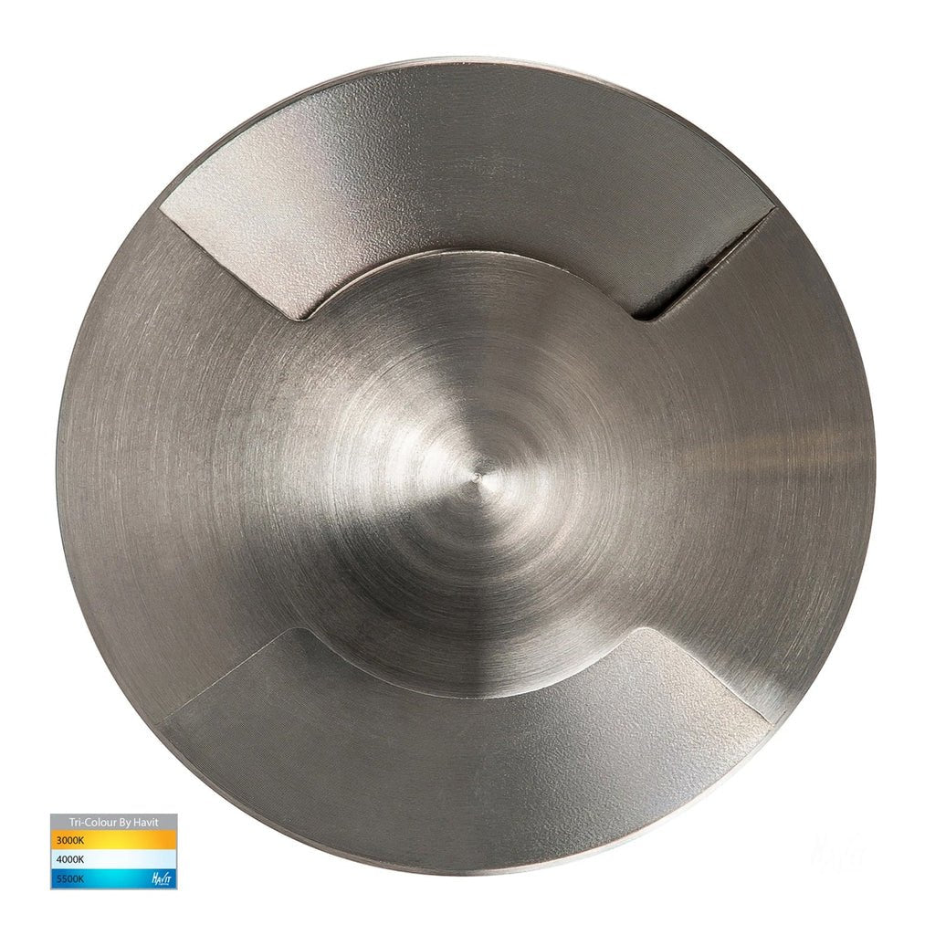 Viale LED in-Ground Light Double Way in 316 Stainles Steel, Antique Brass, Brass or Graphite Havit Lighting - HV19072T - Image 5