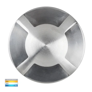Viale LED in-Ground Light Four Way in 316 Stainles Steel, Antique Brass, Brass or Graphite Havit Lighting - HV19092T