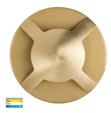 Viale LED in-Ground Light Four Way in 316 Stainles Steel, Antique Brass, Brass or Graphite Havit Lighting - HV19092T - Image 3