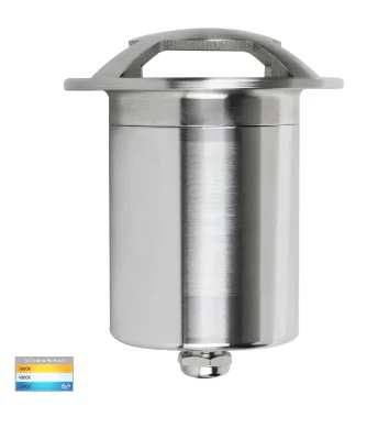 Viale LED in-Ground Light Four Way in 316 Stainles Steel, Antique Brass, Brass or Graphite Havit Lighting - HV19092T - Image 5
