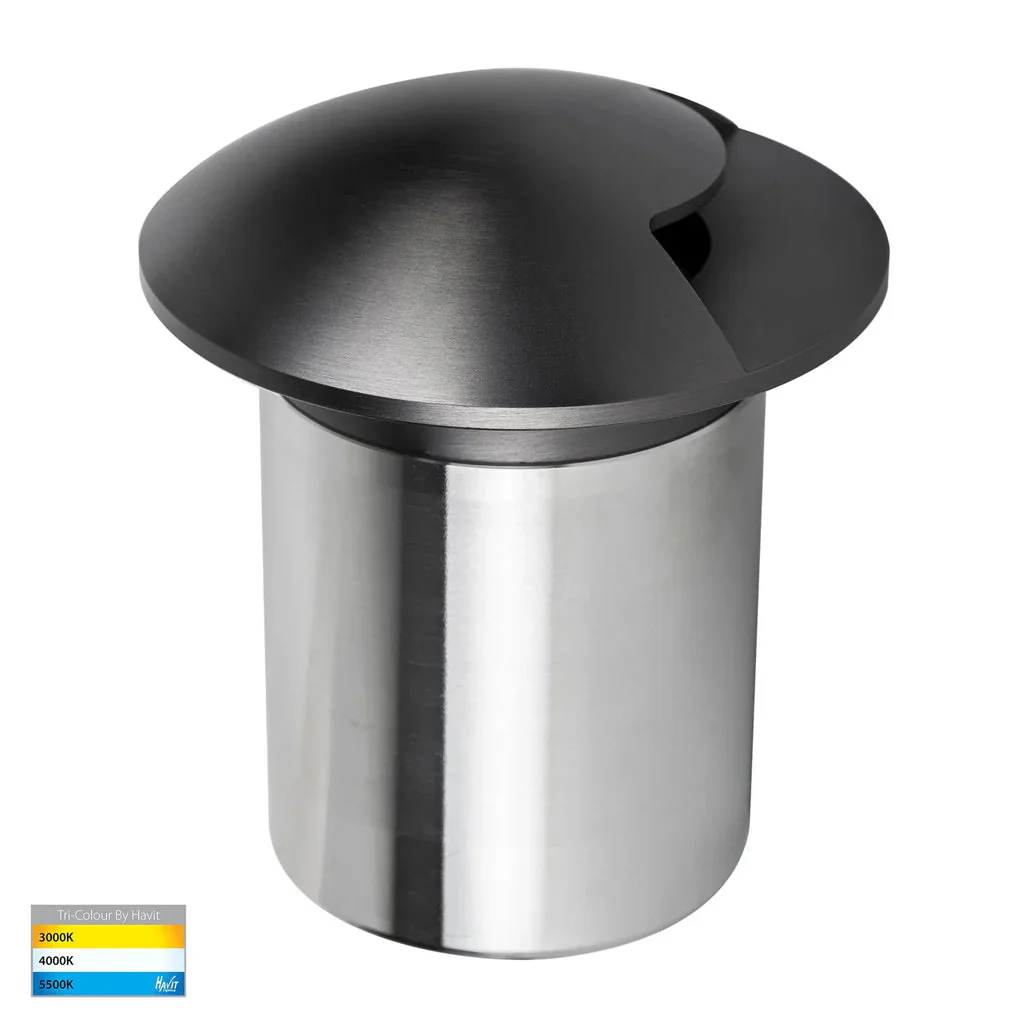 Viale LED in-Ground Light Single Way in 316 Stainles Steel, Antique Brass, Brass or Graphite Havit Lighting - HV19062T - Image 14