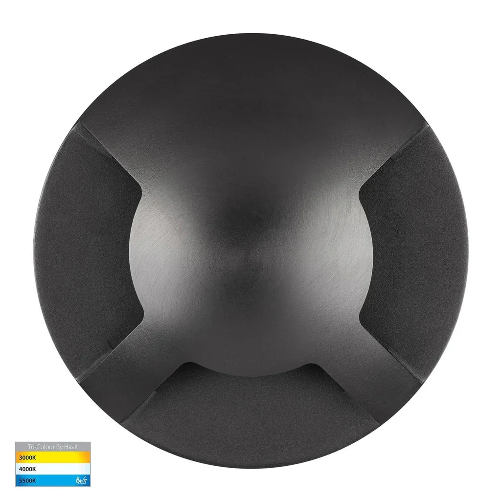 Viale LED in-Ground Light Triple Way in 316 Stainles Steel, Antique Brass, Brass or Graphite Havit Lighting - HV19082T - Image 7