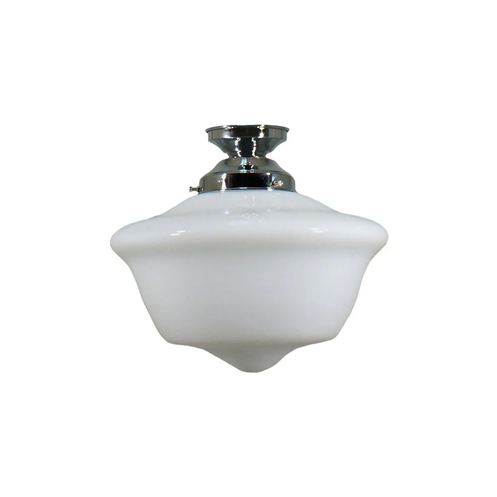 Victorian 9" or 12" or 16" 1 Light Batten Fix Pendant Light - Black/Chrome/Polished Brass - Image 2