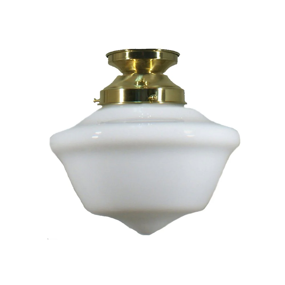 Victorian 9" or 12" or 16" 1 Light Batten Fix Pendant Light - Black/Chrome/Polished Brass - Image 3