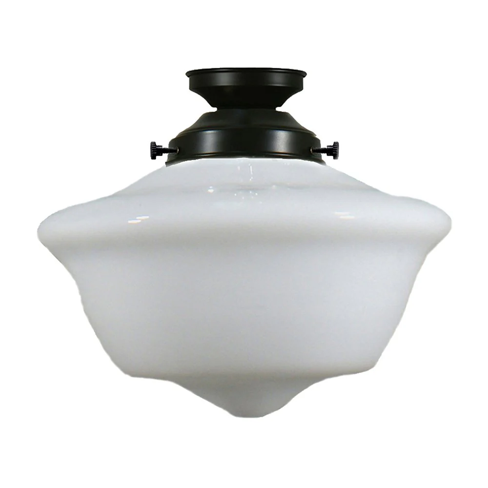 Victorian 9" or 12" or 16" 1 Light Batten Fix Pendant Light - Black/Chrome/Polished Brass - Image 4