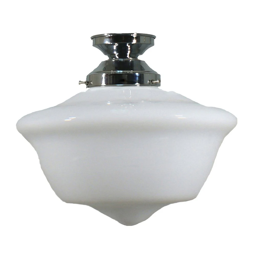 Victorian 9" or 12" or 16" 1 Light Batten Fix Pendant Light - Black/Chrome/Polished Brass - Image 5