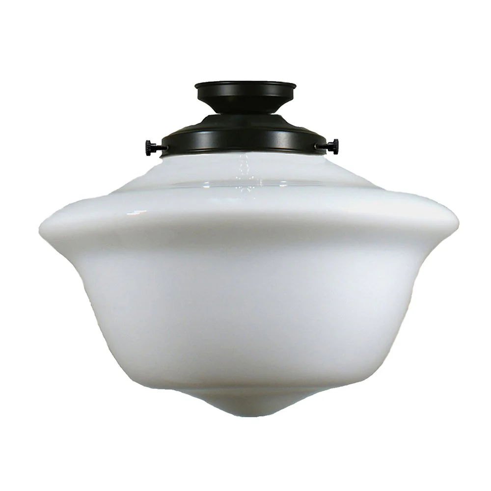 Victorian 9" or 12" or 16" 1 Light Batten Fix Pendant Light - Black/Chrome/Polished Brass - Image 7