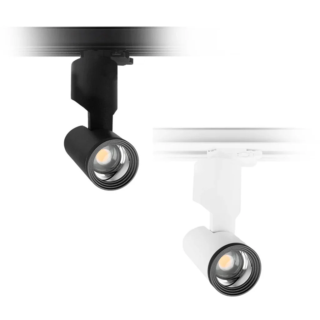 XTF25 25w LED Spot Track Light in Black or White (3000k / 4000k)